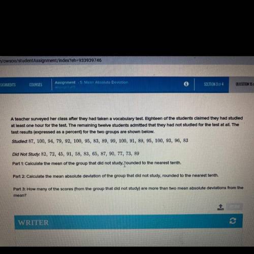 A teacher surveyed her class after they had taken a vocabulary test. Eighteen of the students claim