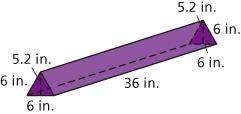 Find the surface area of the triangular prism. ( WITH THE EQUATION THAT YOU USED TO SOLVE PLEASE)