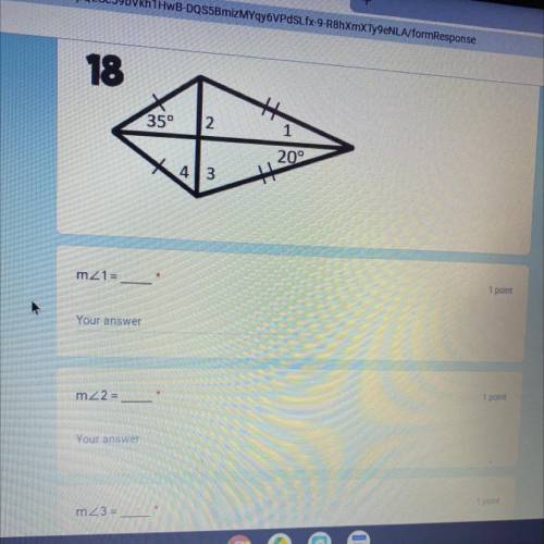 Find the measures of the numbered angles in each kite.