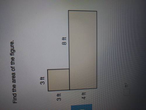 Find the area of the figure