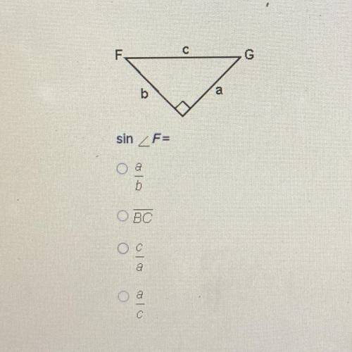 Sin F =
a/b
/bc
c/a
a/c