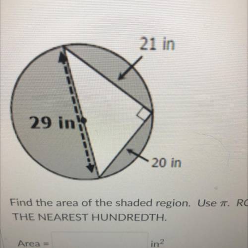 Find the area of the composite figure