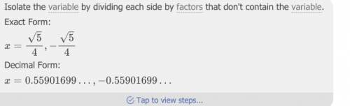 3x(-2x)8(-2)=30 what value of x makes the equation true.
A. 24
B.26
C.5
D.6