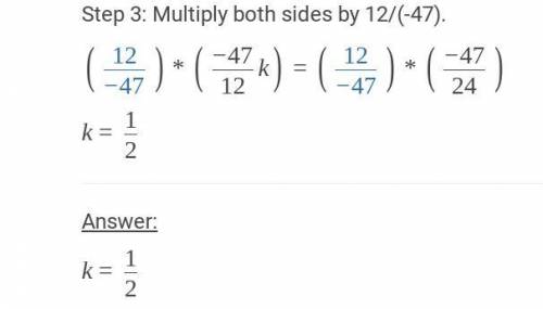 1/3 ( − 7/4 k +1) − 10/3 k = − 13/8