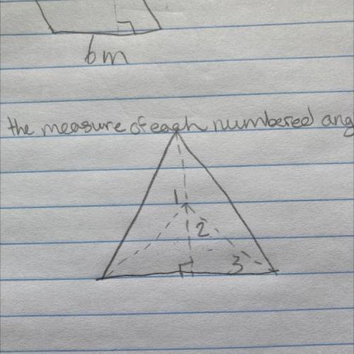 16. Find the measure of each numbered angle in the regular polygon