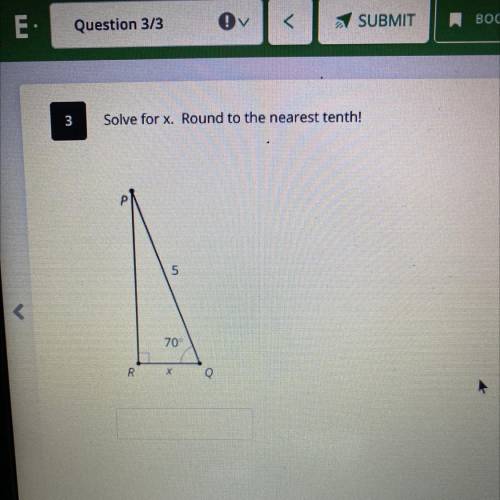 Solve for x. Round to the nearest tenth!