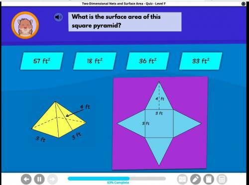 What is the surface area of this prymaid?