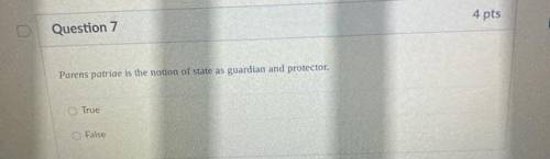 Parens patriae is the notion of state as a guardian and protector