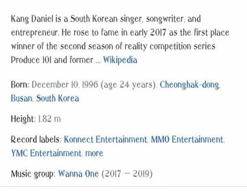 Who is Kang Daniel?​
