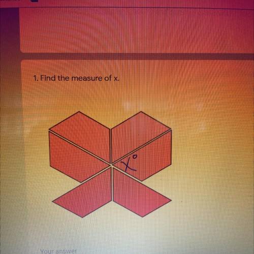 Find the measure of x
please no bots:(it’s easy