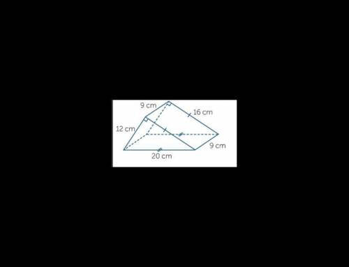 What is the total surface area of the prism below? (Can I pls get the whole problem solved step by