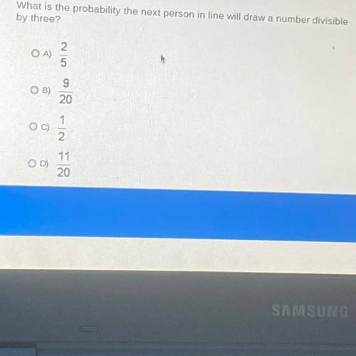 Students were drawing numbers for the school talent contest. The

following numbers were left:
3 |