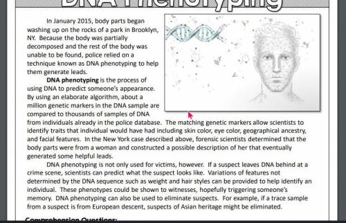 DNA Phenotyping Assignment