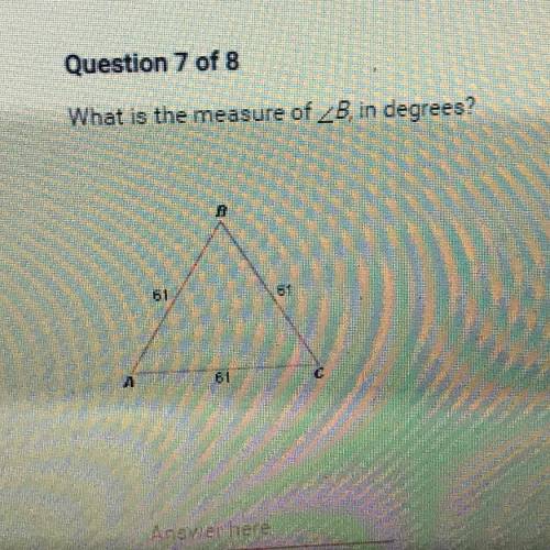 NO LINKS!! Someone pls help me pls What is the measure of B in degrees?