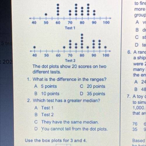 Can u plz help me it’s for a test!! PLZ ANSWER 1 &2