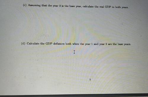 Introduction to Macroecnomoics GDP Question