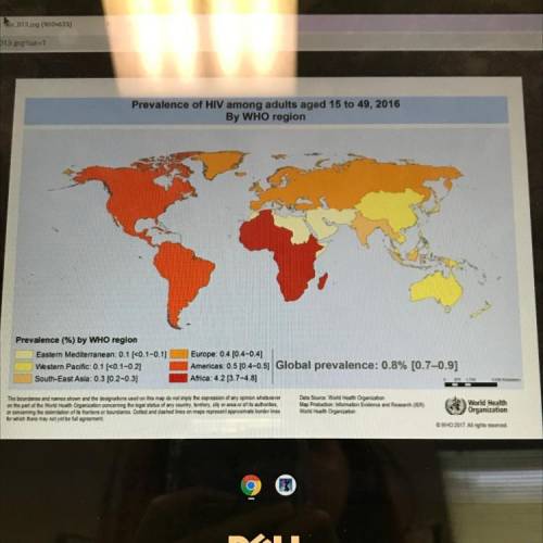 View this map of the AIDS pandemic in Africa and the world again. Based on your knowledge of the re