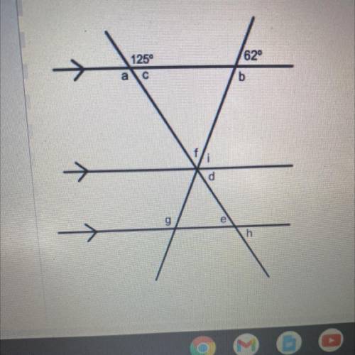 Can someone explain why g is 125 and h is 62 using AAT,ASTT. Need help ASAP