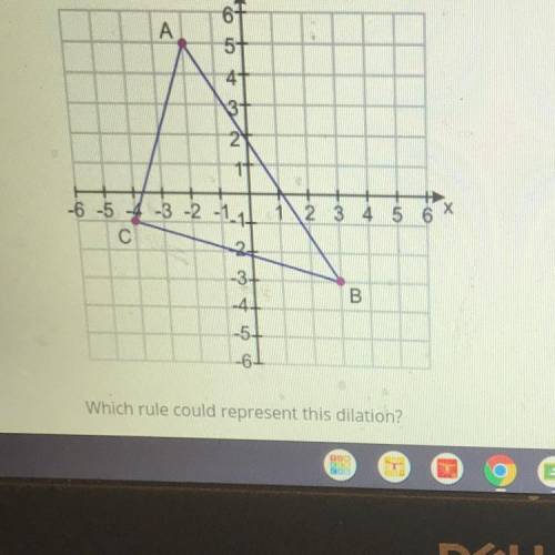 A polygon will be dilated on a coordinate grid to clear a smaller polygon polygon is Dilated using