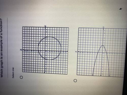 Which graph is an example of a function?