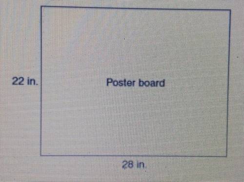 The dimensions of a rectangular poster board are shown below. Which rectangle can be dilated to fit