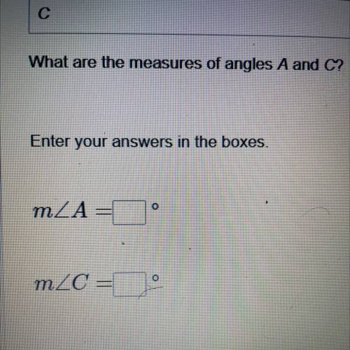 The measures of the angles of A ABC are given by the expressions in the table.

Angle
Measure
А
(6