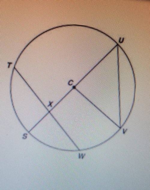 Name all chords that are drawn in circle c​