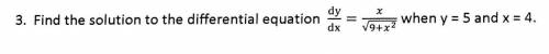 Differential Equations and Slope Fields Practice