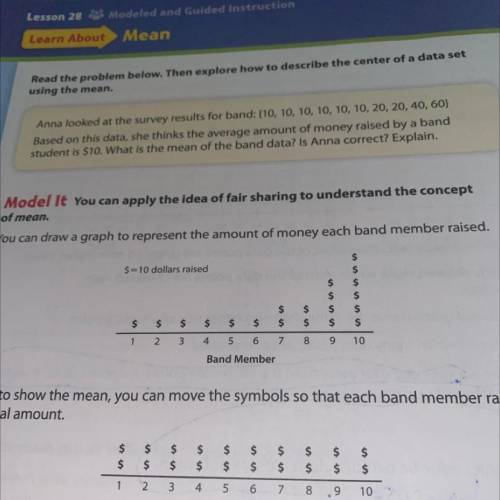 Explain how to find the mean using the first model.