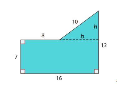 What is the Area of this composite polygon