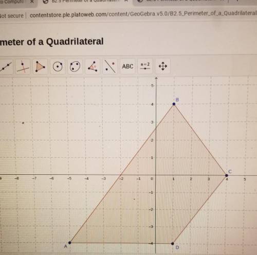 Part C Next, find the length of . Place point F at (4, 4), and draw and . Now you have right ΔBFC w