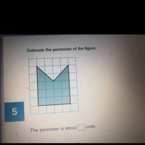 Estimate the perimeter of the figure