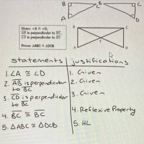 Juan wrote the proof below. What was his mistake?