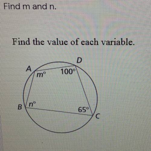 Find m and n 
Help!!!