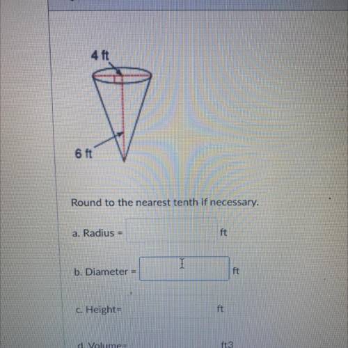 Round to the nearest tenth if necessary.