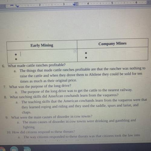 Somethings about the early mining and company mines in history 19.1 8th grade