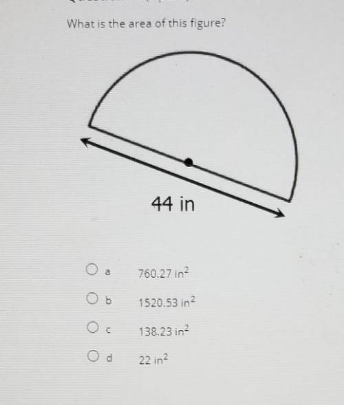 What is the area of this figure?​