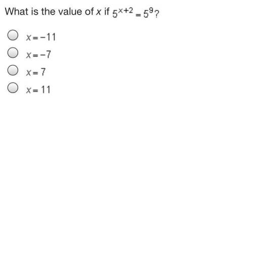 What is the value of x