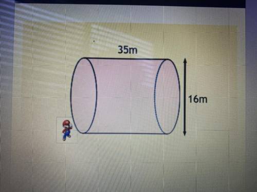 Volume of the cylinder? Use 3.14 as pi.