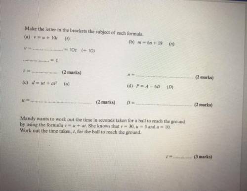 Please help with these questions