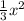 \frac{1}{3} x^2