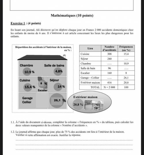 Besoin d’aide je dois le rendre ce soir et je ne comprend rien