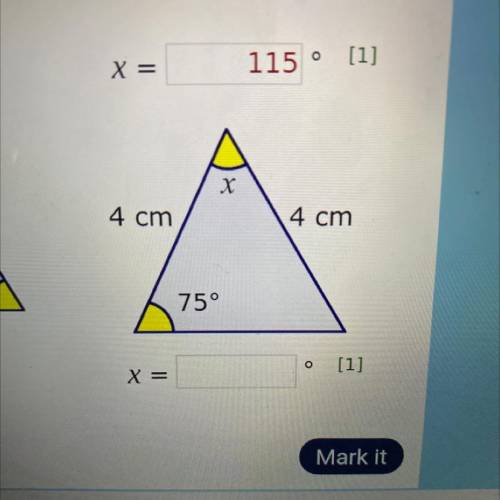 Can someone please tell me what angle x is