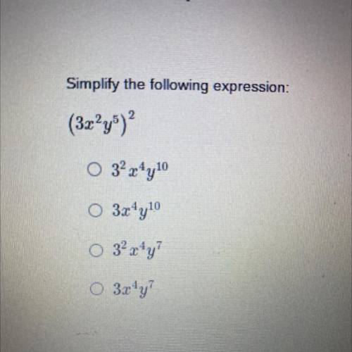 What would this expression be when simplified