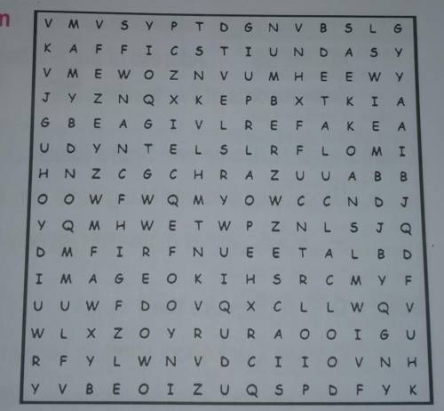 Word Search: Search the names of six data types used in MS Access in the grid given aside :​