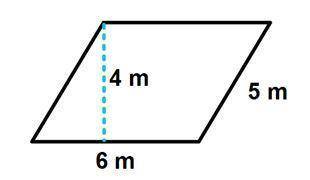 What is the area? 
Possible Answers: 24m^2, 30m^2, 20m^2, 120m^2