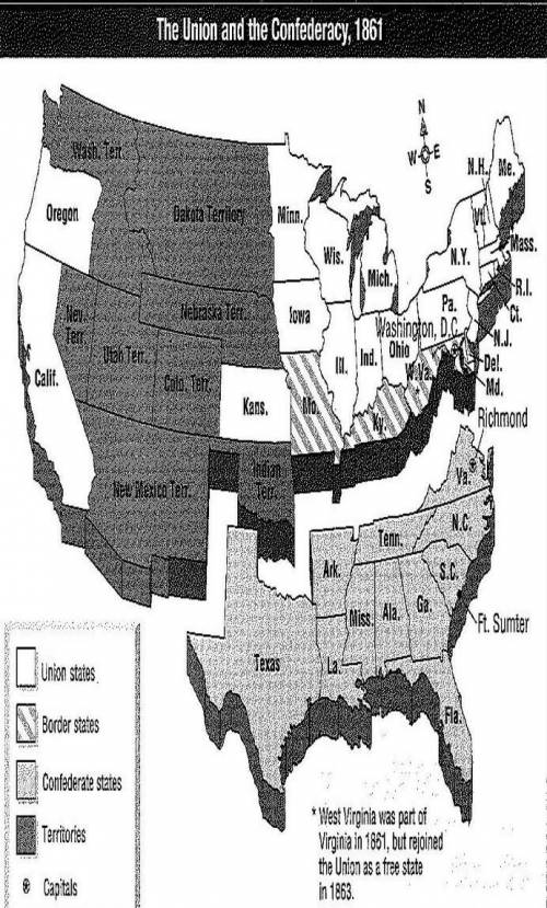 The fact that the Border States sided with the Union reflects that fact that –

-Union was not see