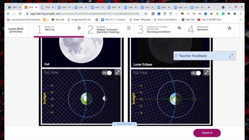 If Earth is in between the sun and the Moon in both Image 1 and Image 2, why do you think a lunar e