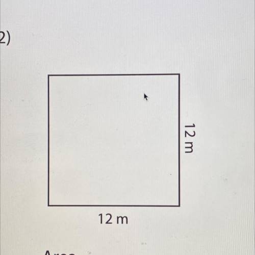 Find the area of the figure