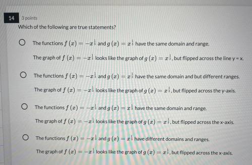 Which of the following are true statements? please help and make sure it’s the right answer! very i